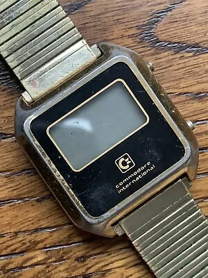 Vintage LCD Digital Watch Commodore International Retro • $49.72