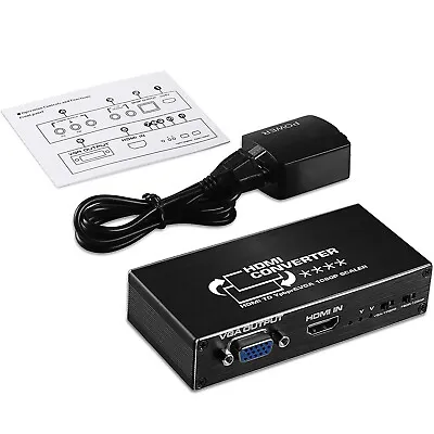 HDMI To RGB Converter 1080P HDMI To Ybprp Component Converter With Audio • £35.99
