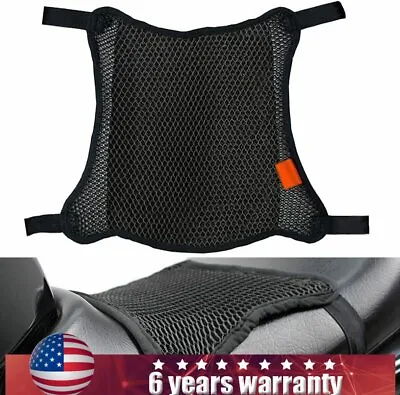 Motorcycle Cool Seat Cover Universal Cushion Protector Mat Mesh Seat Sun Pad • $14.99