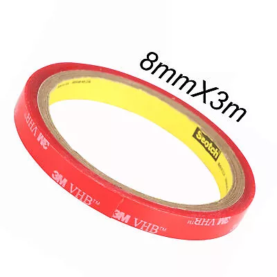 FOR 3M VHB High Strength Double-sided Clear Transparent Acrylic Adhesive Tape • $7.25
