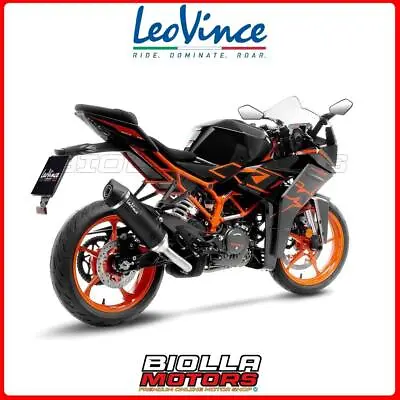 14415eb Exhaust Leovince Ktm Rc 125 2023 - Lv One Evo Black Edition Stainless St • $480.31