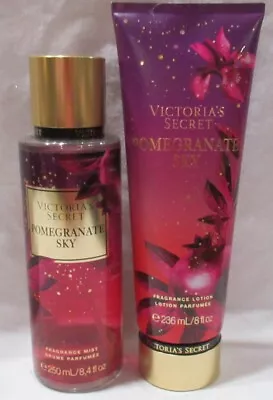 Victoria's Secret Fragrance Mist & Lotion Set Lot Of 2 POMEGRANATE SKY • $37.65