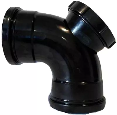 £15.25 • Buy 110mm Soil Vent Pipe Inspection Eye Bend Elbow Access 92.5deg Double Socket