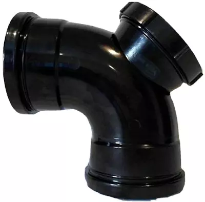 110mm Soil Vent Pipe Inspection Eye Bend Elbow Access 92.5deg Double Socket • £15.99