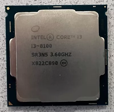 Intel Core I3 8100 Quad Core - 3.60GHz BX80684I38100 Processor • $110