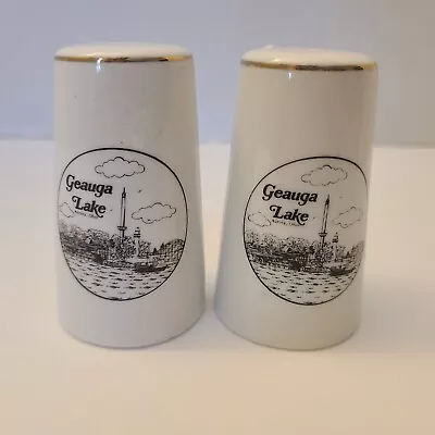 Vintage GEAUGA LAKE Amusement Park Salt & Pepper Shakers Set • $24.95