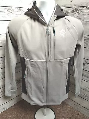 Gym King Endurance FZ Hood Full Zip Shadow Grey Graphite Hoodie Training Top XS • $31.08