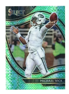 2020 Panini Select #317 Michael Vick Field Level Dragon Scale Prizm /67 • $1.55