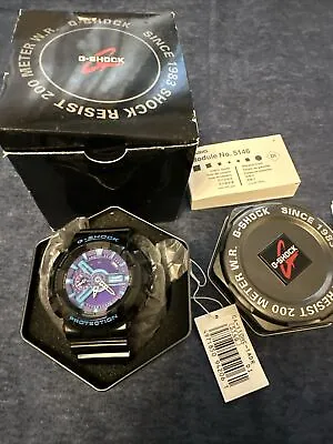 Casio G Shock GA-110HC Hyper Color Japan Watch - Purple Black Great Condition • $79.99