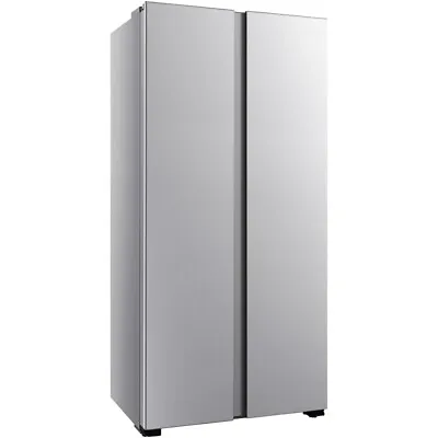 £544 • Buy Fridgemaster MS83430FFS American Fridge Freezer - Silver - Freestanding