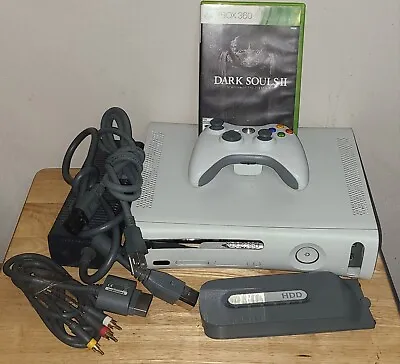 $89.99 • Buy Microsoft Xbox 360 Pro 20GB White Console Bundle - New Disc Tray Belt