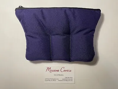 Messina Covers 3 Three Trombone Mouthpiece Case Pouch Bag Blue OR Purple • $22