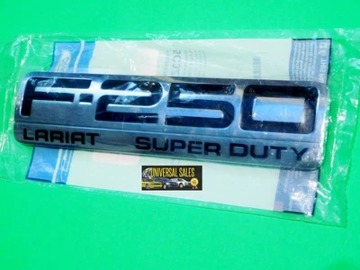 $23.75 • Buy Genuine Ford F250 Lariat Super Duty Emblem Badge Nameplate New Oem # 5c3z16720va