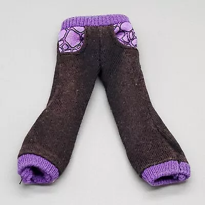 Monster High Clawdeen Wolf Dead Tired Pajama Pants Bottoms Black Purple • $4