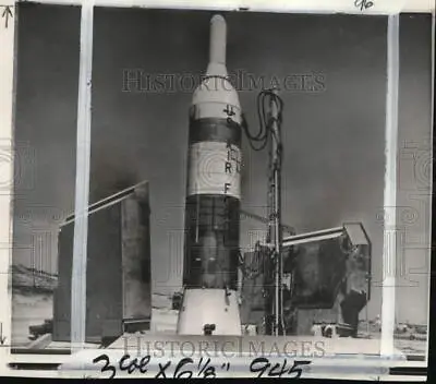 1960 Press Photo Titan Missile In Its Launcher - Pio05140 • $19.99