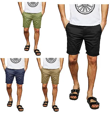 £10.95 • Buy Mens Ultimate Chino Shorts Summer Half Pant Casual Jeans Cargo Combat Shorts