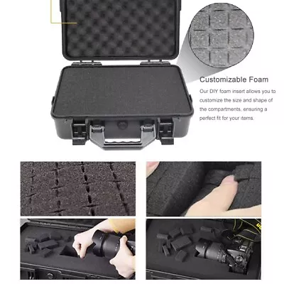 Robust Tool Storage Box With Crushproof Foam Insert And Waterproof Seal • $38.25