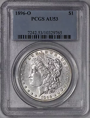 1896-O Morgan Silver Dollar $1 PCGS AU53 • $181.90