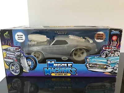 1:18 MUSCLE MACHINES FORD MUSTANG BOSS 302 1969 Limited Edition Of 504 Pieces • $80