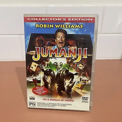 $8.99 • Buy Jumanji: Collector's Edition DVD - Robin Williams - Region 4 - Free Postage!