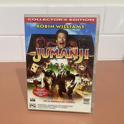 $8.99 • Buy Jumanji: Collector's Edition DVD - Robin Williams - Region 4 - Free Postage!