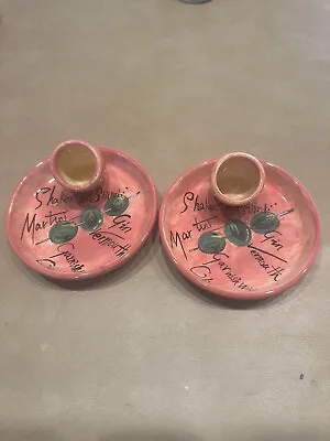 Cocktail Oilve Dish Vintage  Magnificent Martinis By Nanette Toothpick Holder • $20