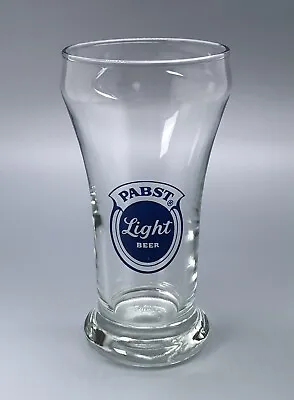Pabst Light Beer Sham Glass / Vtg Barware Advertising / Man Cave Home Bar Decor • $18.95