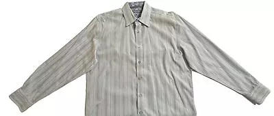 Zagiri Men’s Size XL Button Up Dress Shirt Baby Blue Detailed Cotton • $19.90