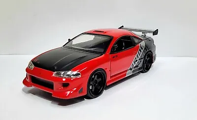 Jada Jdm Tuners 1995 Mitsubishi Eclipse Red 1:24 Diecast Model Car No Box • $19.95