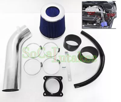 Black Blue Air Intake Kit & Filter For 2003-2006 Infiniti G35 With 3.5L V6 • $44