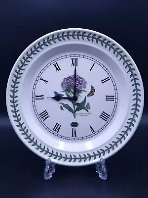 £39.90 • Buy Portmeirion Botanic Garden Sweet William 10'' Wall Clock-Seconds