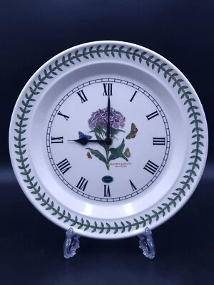£39.90 • Buy Portmeirion Botanic Garden Sweet William 10'' Wall Clock-Seconds