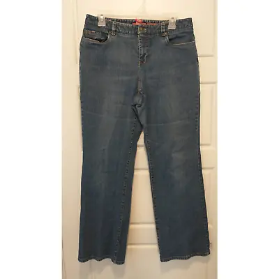 Anne Klein A Line Stretch Jeans. Women's Size 10. Blue.   • $15.88