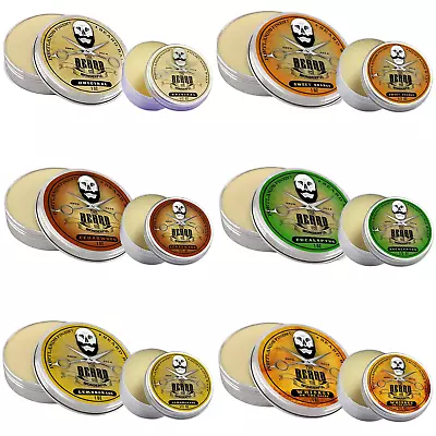 £9.50 • Buy Moustache Beard Balm Wax Scented Men's Grooming Kit Conditioning Styling Kit 