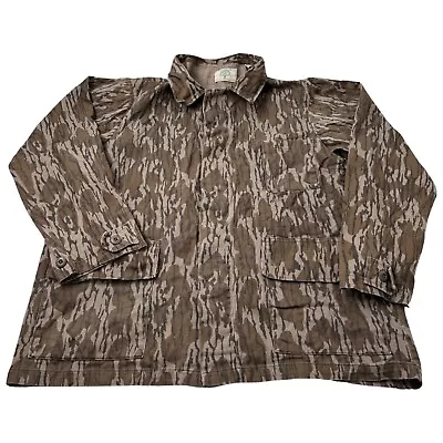 VTG Mossy Oak Camo Button Up Long Sleeve Shirt Mens XL USA Made (missing Button) • $280