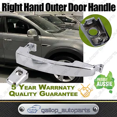 Right Driver Side FRONT Outer Door Handle Chrome Plastic For Holden Captiva 5 • $23