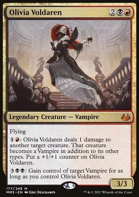 MTG Magic The Gathering Olivia Voldaren (177/270) Modern Masters 2017 LP • $6.95