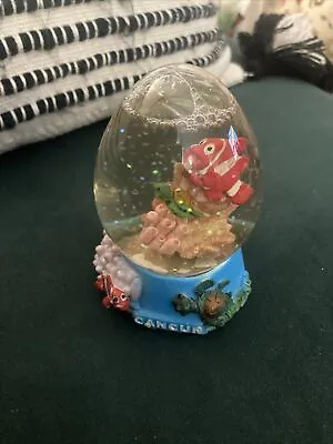 Vintage Cancun Snow Globe 4.25” Tall X 2.75” Wide • $21