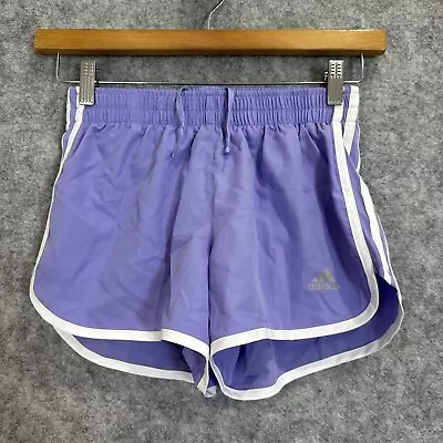 Adidas Retro Purple Side Logo Elastic Waist Running Leggings 6/XS (2026 • $11.25