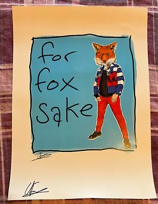 Leigh Francis Keith Lemon SIGNED Art Print For Fox Sake • £14.99