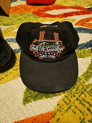 Tell It Goodbye Candlestick Park 1999 SF GIANTS Adjustable CAP Hat SAN FRANCISCO • $19.99