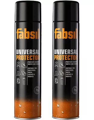 2X Fabsil Aerosol 600 (1200 Ml) Protector Grangers Waterproofing TWO CANS Spray • £18.99