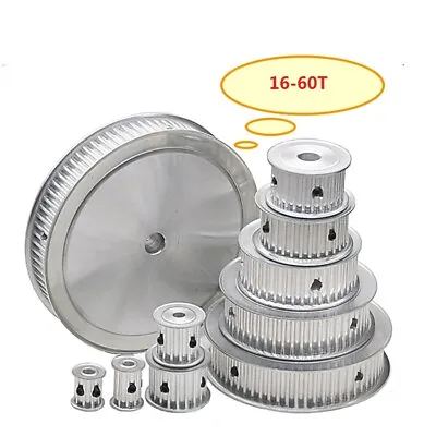 HTD-5M 12-60T Timing Belt Pulley Synchronous Wheel Pitch 5mm Tooth Width 16/21mm • $4.55