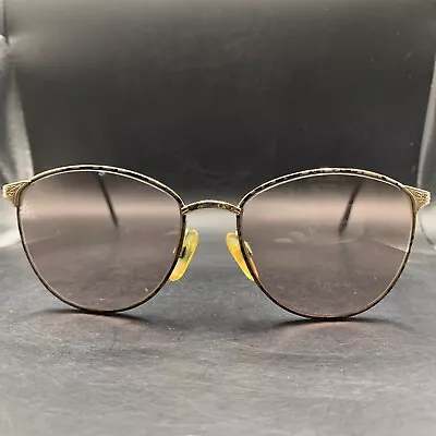 Kenmark Taboo Gold/Black Sunglasses Frames 56-16-135 • £22.16