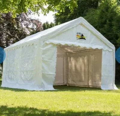 GALA MARQUEE TENT 4M X 4M PVC HEAVY DUTY • £300