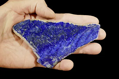 LAPIS LAZULI Slice 5 1/2  X 3  AAA Grade Polished Slab Rock Mineral Gemstone • $39.99