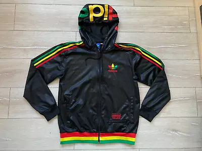 Mens Adidas Chile 62 Rasta Jamaica Track Jacket Tracksuit Zip Hoodie Size M • £89.99