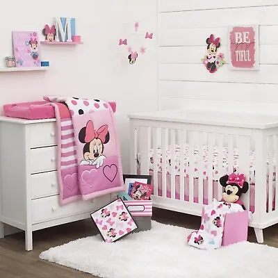 Minnie Mouse: Minnie Loves Dots 9 Pc. Bedding Set By Disney Baby • $89.99