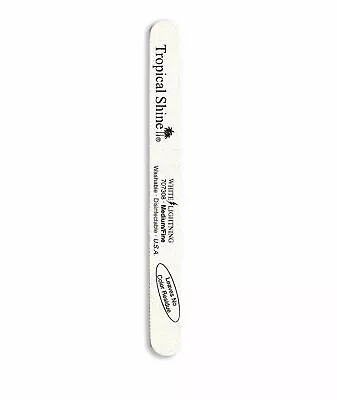 Tropical Shine Nail File White Lightning File 180/ 240 (Medium/ Fine) 7 1/2 In X • $7.60