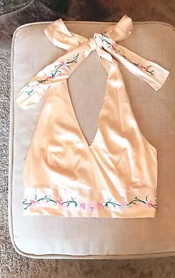 Victoria's Secret Rare NWT Camisole Halter Silk Top Moda International Small~ • $59.99